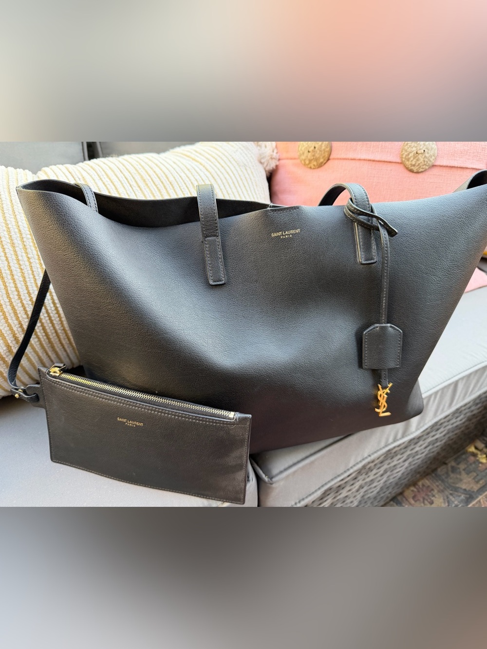 YSL Saint Laurent Tote and Wallet - Picture 2 of 10